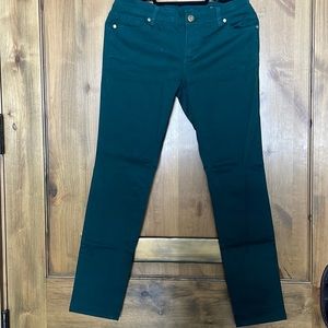 Buffalo skinny stretch jeans. Green in color size 30